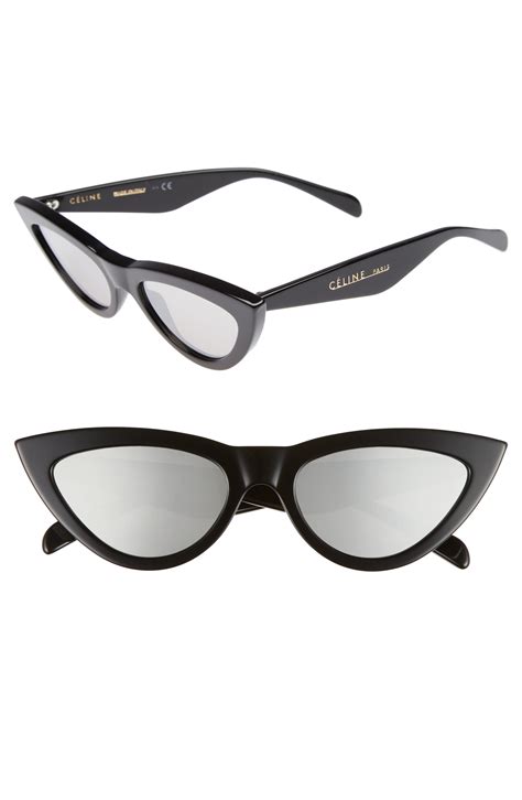 celine cat eye sunglasses|celine 56mm cat eye sunglasses.